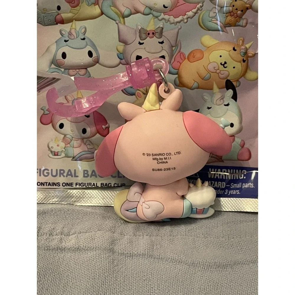 NEW Hello Kitty & Friends 3D Figural Keychain Bag Clip - Series 4 - My Melody